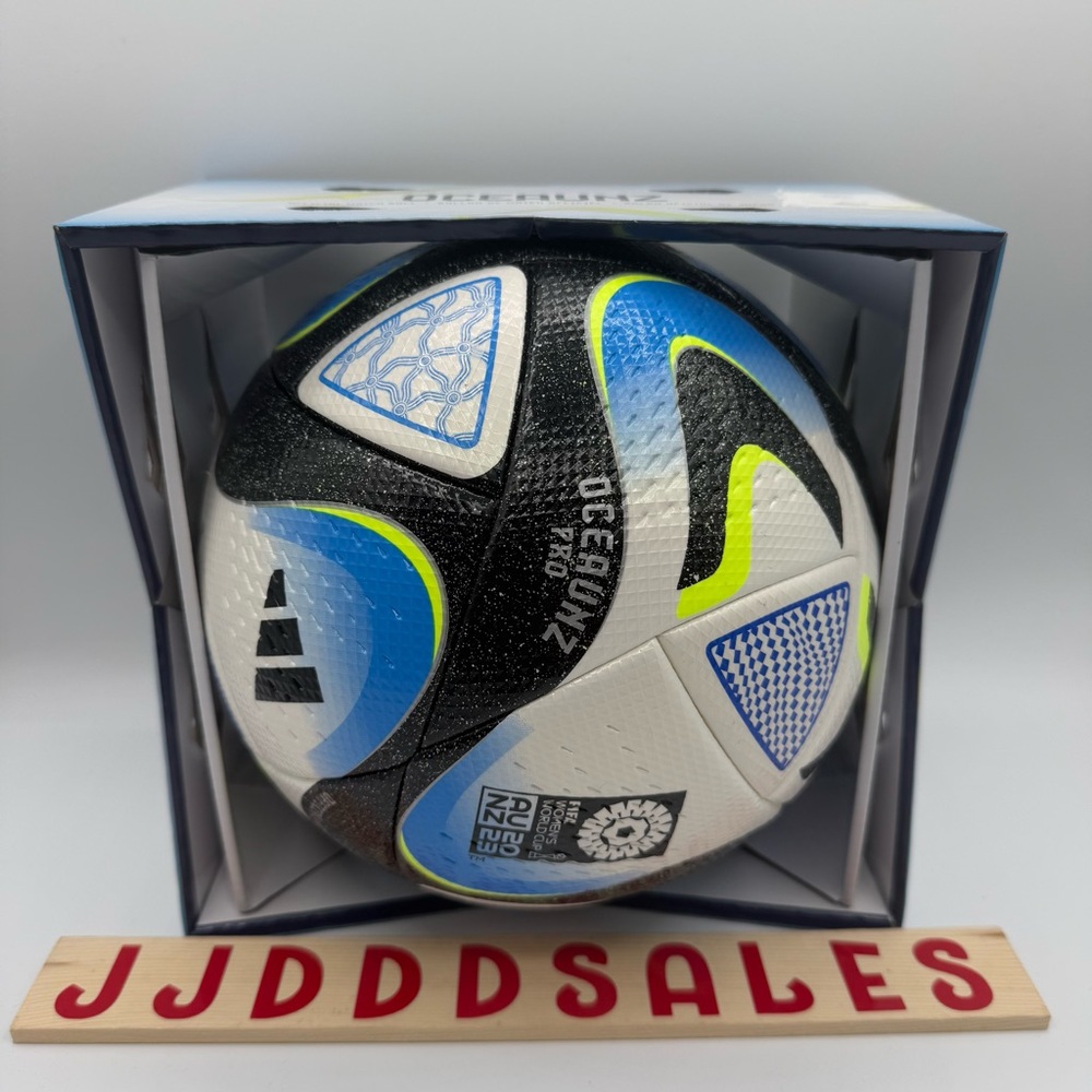 Adidas Women’s FIFA World Cup OCEAUNZ Pro Official Match Soccer Ball HT9011 Sz 5